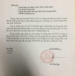 Thông báo về việc ngưng đấu giá QSD đất tại khu quy hoạch dân cư Đông Quảng Lợi